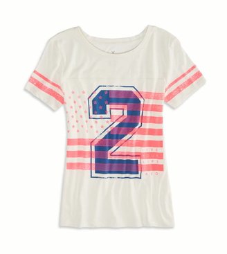 American Eagle Factory Varsity Graphic T-Shirt