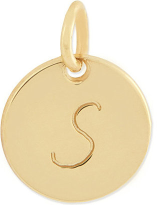 Anna Lou Gold plated small s disk charm