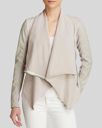 Blank NYC Jacket - Faux Leather Asymmetric Zip