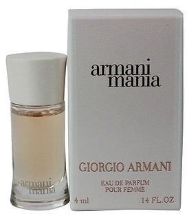 Giorgio Armani Mania By Women Mini 0.14 Oz 4 Ml Eau De Parfum Splash Nib