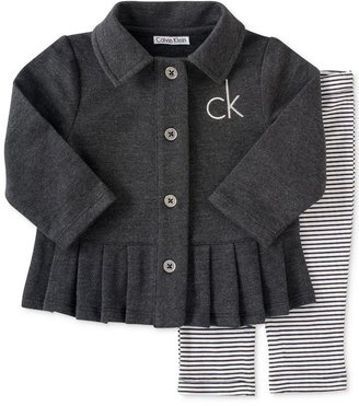 Calvin Klein Baby Girls' 2-Piece Jacket & Leggings Set