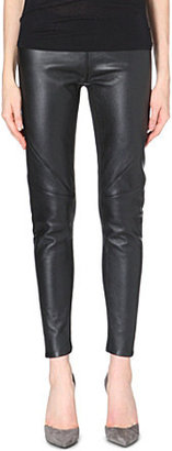 Gareth Pugh Panelled leather leggings