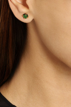 Melissa Joy Manning 14-karat gold uvarovite garnet earrings