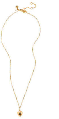 J.Crew Girls' initial heart necklace