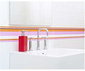 Wallcandy Pink Stripes Wall Decals