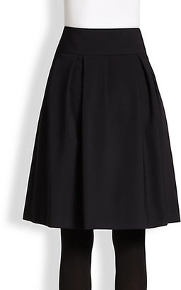 Akris Punto Bead-Detail Neoprene Skirt