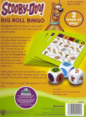 Scooby-Doo Big Roll Bingo Game