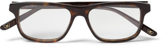 Bottega Veneta Square-Frame Tortoiseshell Optical Glasses
