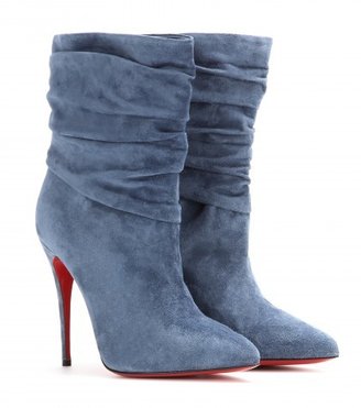Christian Louboutin Ishtar Booty 100 Suede Boots