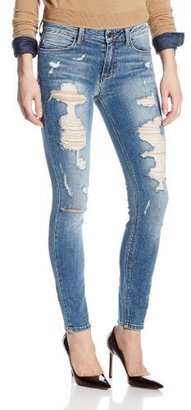 Siwy Women's Ladonna Classic Pocket Mid Rise Slim Crop Jean