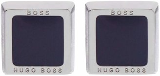 HUGO BOSS Square enamel cufflinks