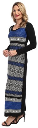 Karen Kane Long Sleeve Maxi Dress
