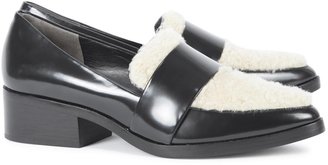 3.1 Phillip Lim Quinn shearling and leather loafers