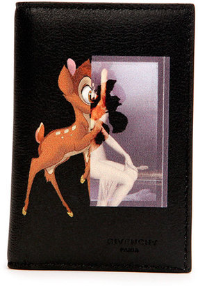 Givenchy Fawn Nylon Card Case, Black