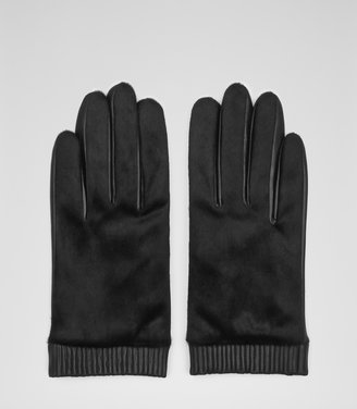 Reiss Rogue TEXTURED LEATHER GLOVES