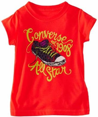Converse 1734-608 Logo Girl's T-Shirt