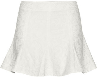 Walter W118 by Baker Kathy cotton-blend jacquard mini skirt