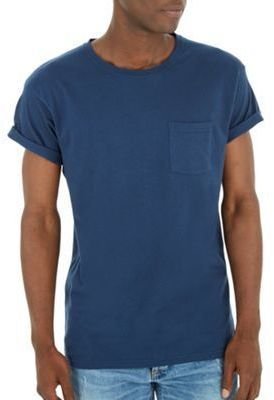 Burton Navy basic roll sleeve t-shirt