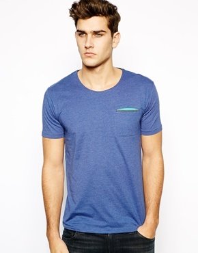 Selected T-Shirt With Contrast Pocket