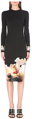 Givenchy Orchid-print jersey dress