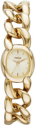 Fossil Curator Gold-Tone Stainless Steel Case Ladies Watch