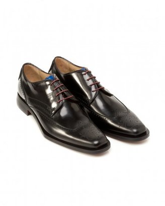 Oliver Sweeney Shoes, Black Lace up Derby 'Sini' Brogues