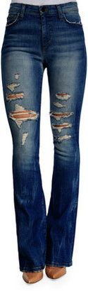 Joe's Jeans Gretchen High-Rise Flared-Leg Jeans