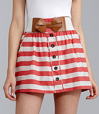 Stoosh Striped Cotton Lawn Skirt