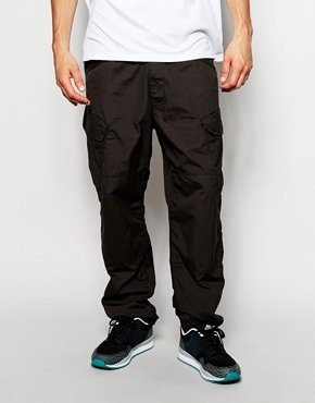 G Star G-Star Cargo Trousers Rovic Tapered Fit Ripstop - Raven