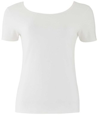 Paige Scoop Top In Eco-white
