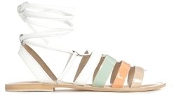 ASOS JACK IN A BOX Leather Flat Sandals - Multi