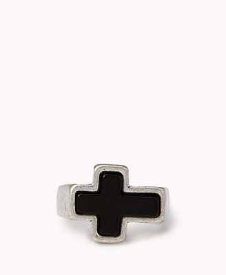 Forever 21 Burnished Cross Ring