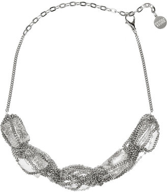 Gemma Redux Silver-tone quartz necklace