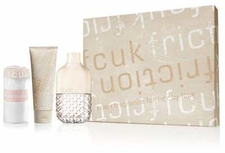 French Connection United Kingdom Fcuk Friction 3-Pieces Gift Set for Women Eau De Parfum Spray Body Lotion Underwear