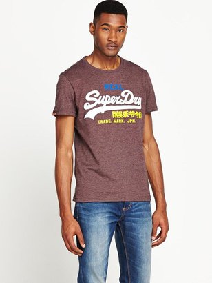 Superdry Mens Vintage Logo Tri Colour T-shirt - Port Marl