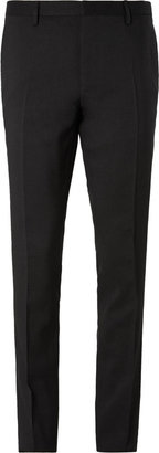 Lanvin Black Slim-Fit Wool Suit Trousers