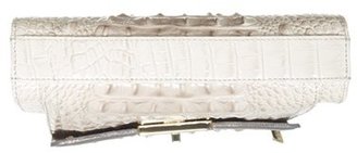 Brahmin 'Mimosa' Croc Embossed Leather Crossbody Bag