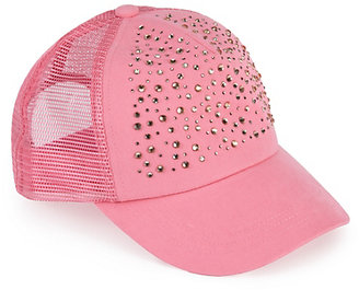 Marks and Spencer Pure Cotton Studded Cap (Older Girls)