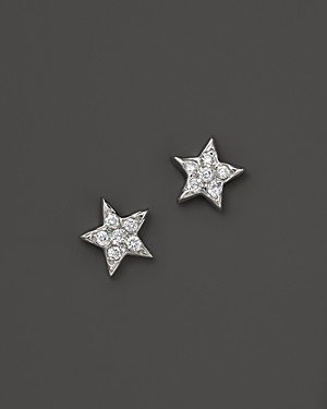 Bloomingdale's Kc Designs Diamond Star Studs in 14K White Gold, .15 ct. t.w.