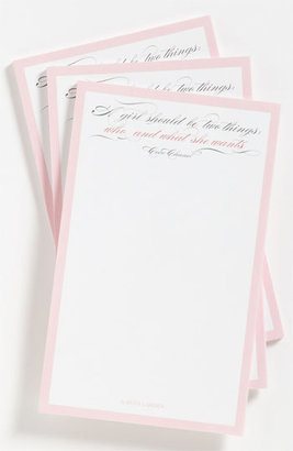 Ben's Garden 'A Girl Should Be Two Things' Notepads (3-Pack)