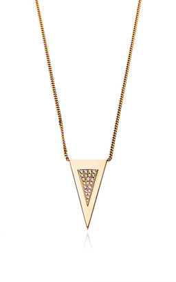 Janis Savitt Diamond Triangle Necklace