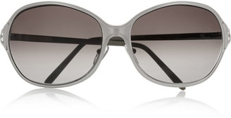 Marni Round-frame metal and acetate sunglasses