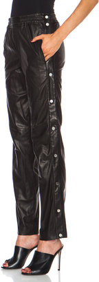 A.L.C. Public Leather Pant in Black
