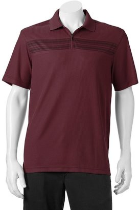 Haggar classic-fit chest-striped performance polo - men
