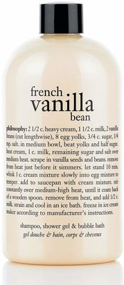 philosophy French Vanilla Bean Ice Cream Shampoo, Shower Gel, & Bubble Bath