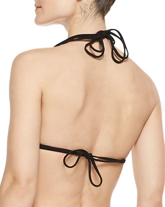 Diane von Furstenberg Ring-Side Triangle Bikini Top