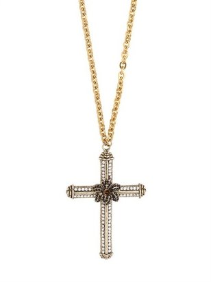 Gabriele Frantzen Cross Lily Gold Necklace