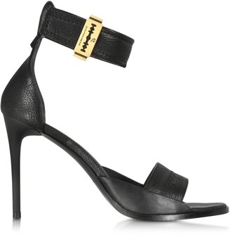 McQ Lana Razor Strap Leather High Heel Sandal