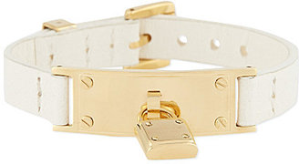 Michael Kors Jewellery Padlock leather bracelet