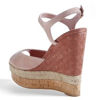 Gucci 'Hollie' Wedge Sandal